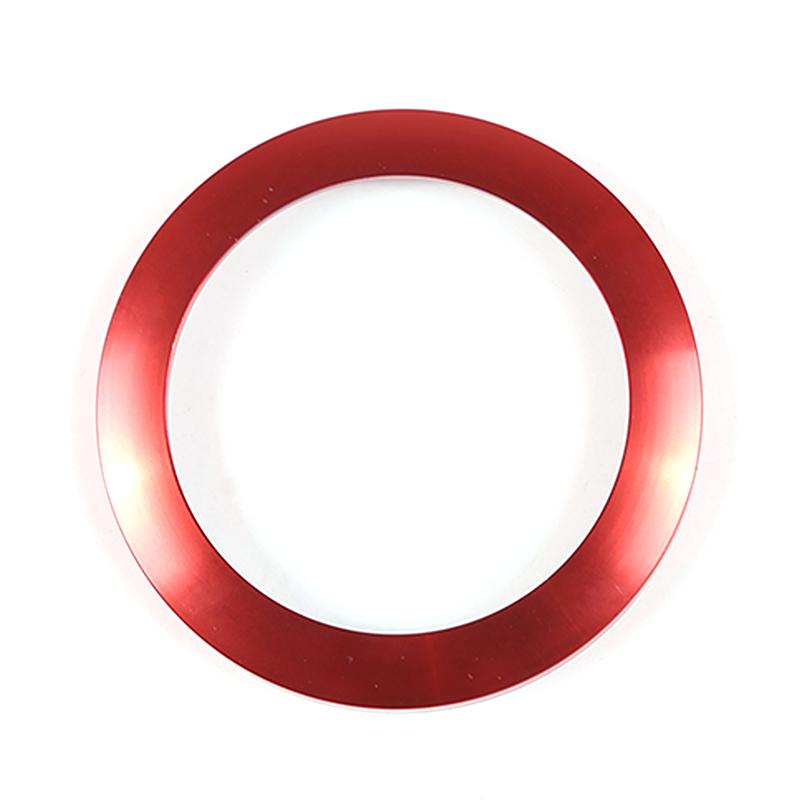

For INEOS Grenadier 2020-2026 Aluminum Alloy Red Car Center Console Compass Decorative Ring Car Interior Accessories