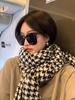 Japanese Soft Girl Autumn and Winter Small Fresh Literary Plaid Scarf Female Student Warm Versatile Couple Gift Korean Version Scarf