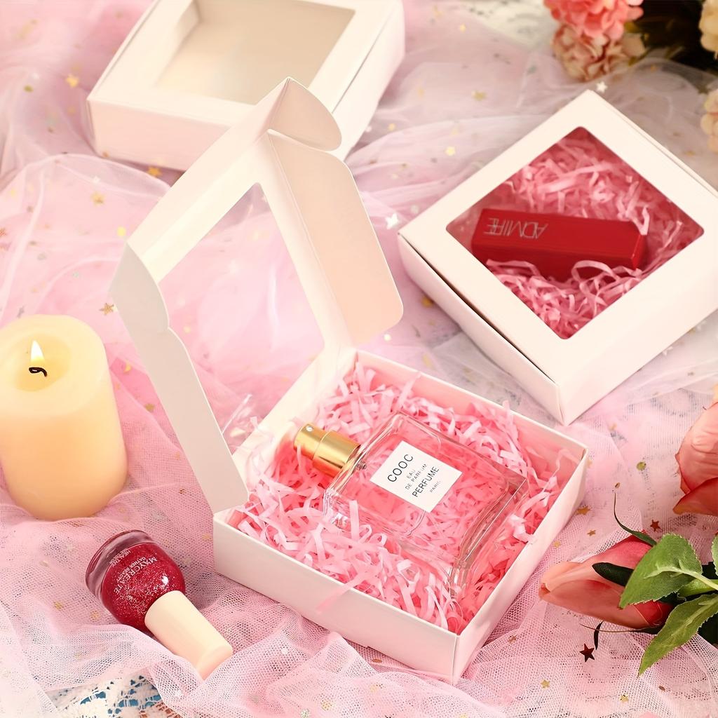 Scatole Finestra Mini in Carta Kraft (30 pezzi/Set), Scatole Regalo per Confezionare Sapone Fatto in Casa & per Eventi
