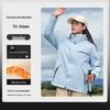 Customizable Three-in-One Mountaineering Jacket, Autumn/Winter Corporate Teamwork Detachable Plus Velvet Workwear with Print Logo