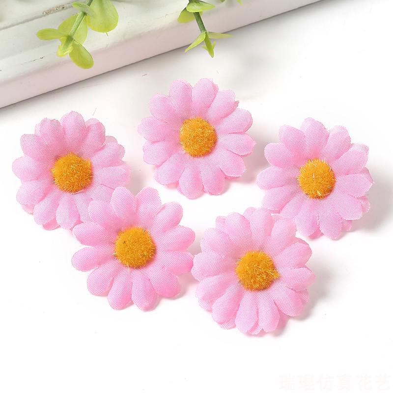 Mori Sonnenblume & Chrysantheme Seidenblumen für Foto-Requisiten & DIY-Bastelarbeiten