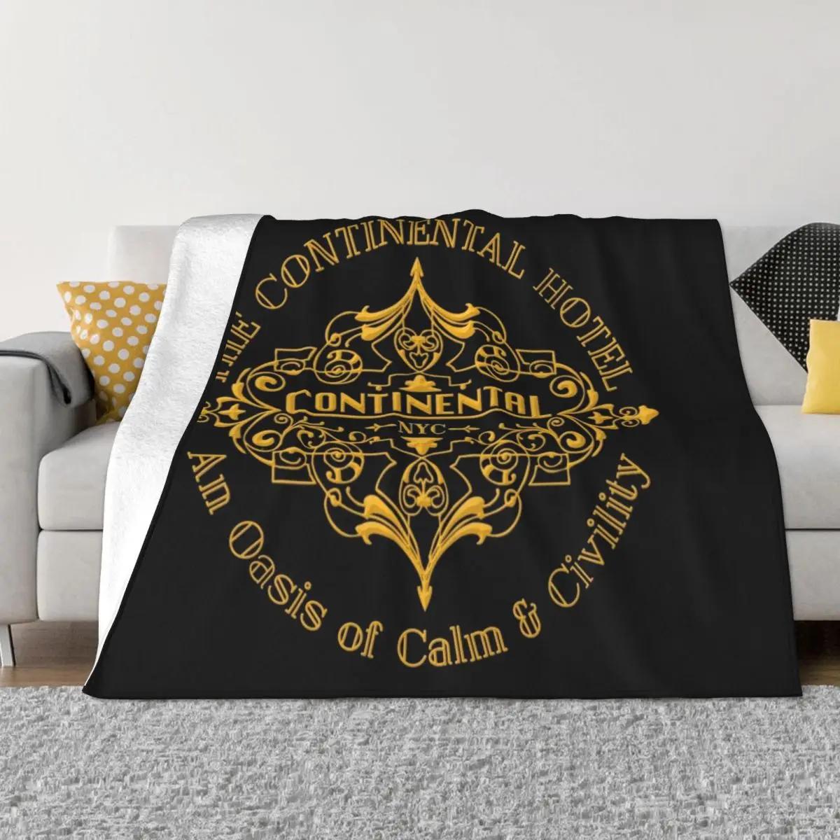 The Continental Hotel Throw Blanket Vintage Blanket Heavy Blanket throw blanket for sofa Beach Blanket 30x40in