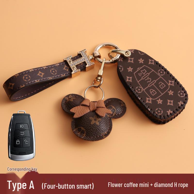 BAIC Senova & Weiwang Car Key Case for D50, X25, X35, X55, X65, D60, D70, S50, BJ40/80