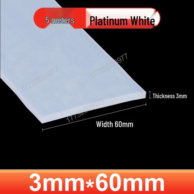 High-Temperature Resistant Transparent Silicone Rubber Sealing Strip