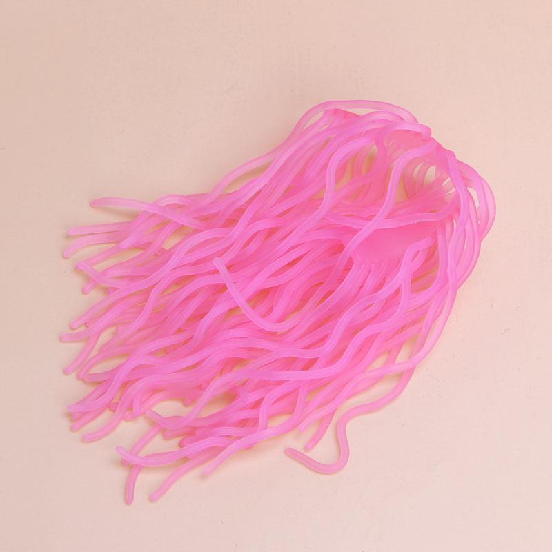 Luminous Italian Noodle Stress Relief Toy - Elastic Rubber Fidget Pull Rope