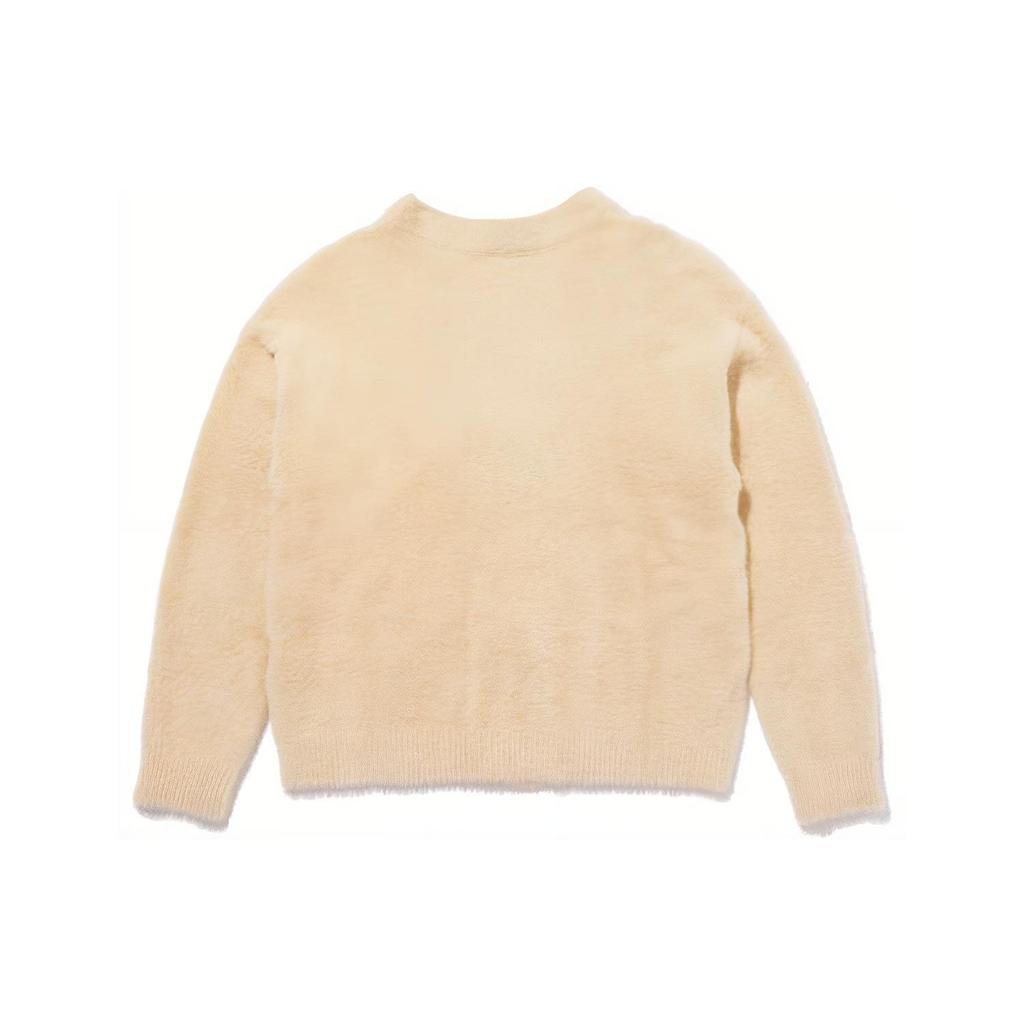 Levis Solid Color V-Neck Fitted Single-Breasted Long Sleeve Knit Sweater Women Sweater Khaki A4238-0004
