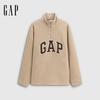 Gap Unisex Fall 2025 Logo Fleece Half-Zip Stand-Collar Sweatshirt