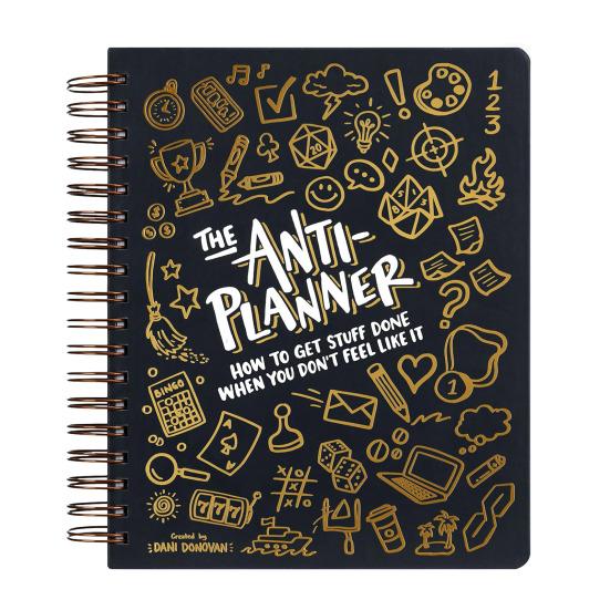 

Ежедневник 160 страниц Гладкий почерк Плотная бумага Тетрадь Живые иллюстрации Планировщик производительности Вдохновляющий журнал чёрный