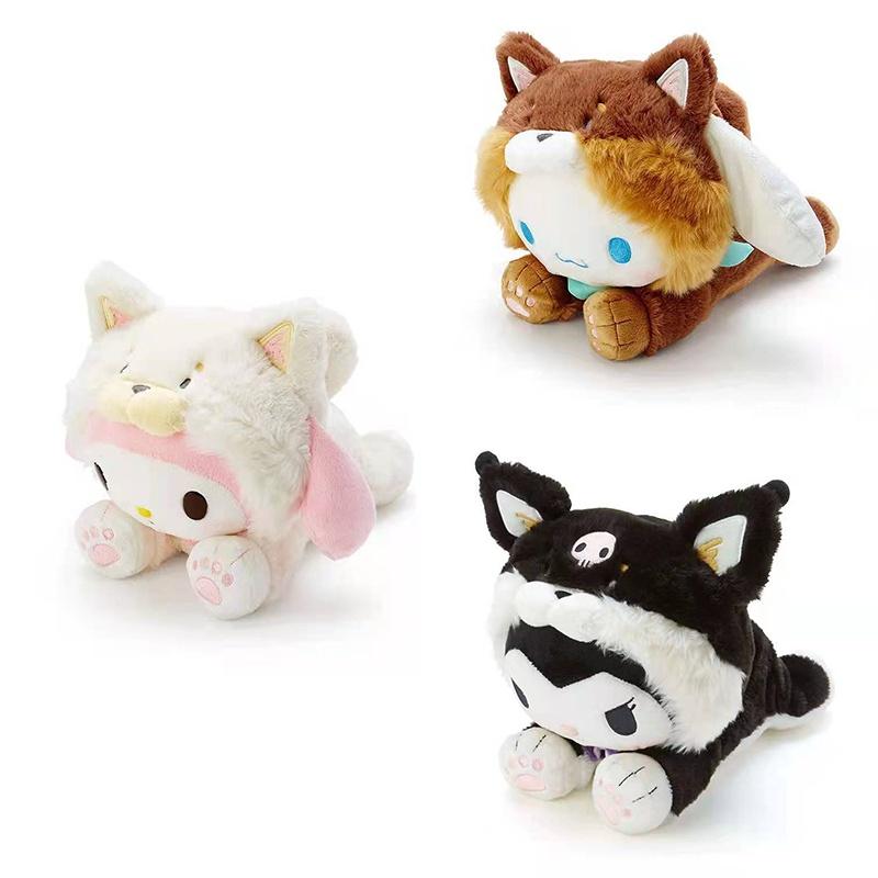 Kuromi Plush Toy With My Melody Soft And Cute Stuffed Doll For Home Decor