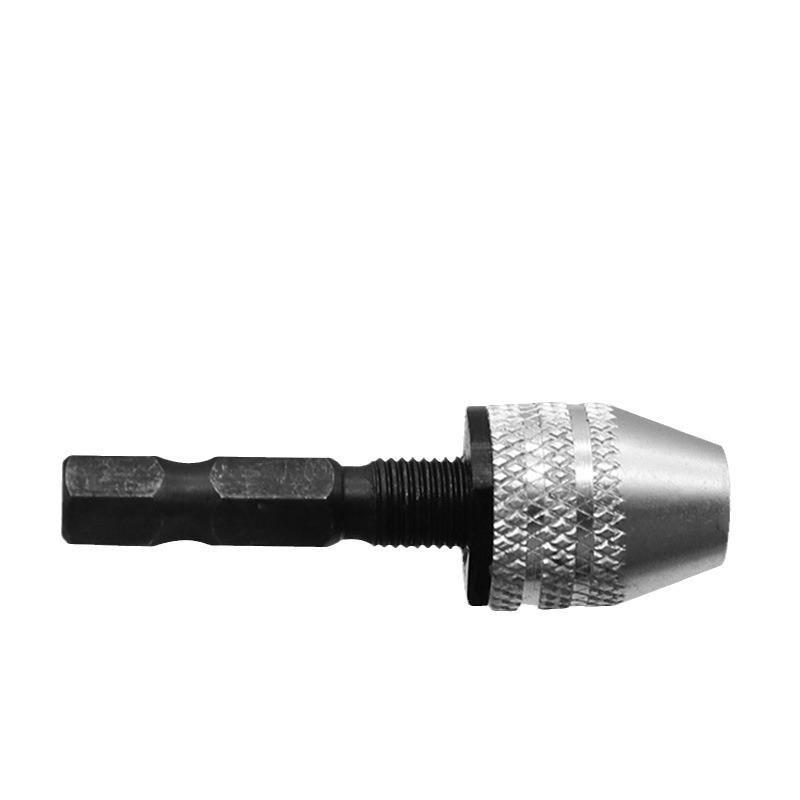 Three-Jaw Mini Drill Collet Set with Adjustable Clamping & Extension Rod