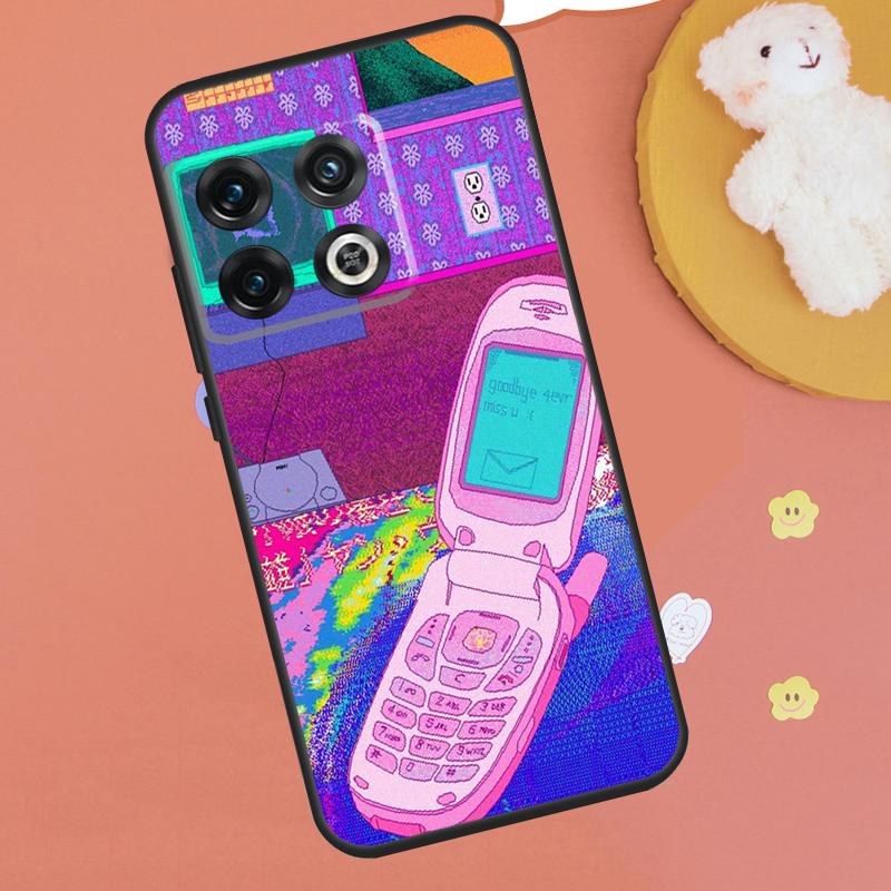 Vaporwave Aesthetic Trippy Case For OnePlus 15 10T 10R 12R 13R 13T 11 12 13 OnePlus Nord 5 CE 2 3 4 Lite N20 N30 Funda