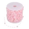 60mCelsiusroll Grinding Pearl Wire Beads Garland String   Wedding Decoration 3mm+8mm(white)