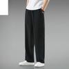 Cotton and Linen Pants Men's Summer Loose Straight Men's Casual Trousers Spring and Summer New Men's Pants Summer Drape Linen