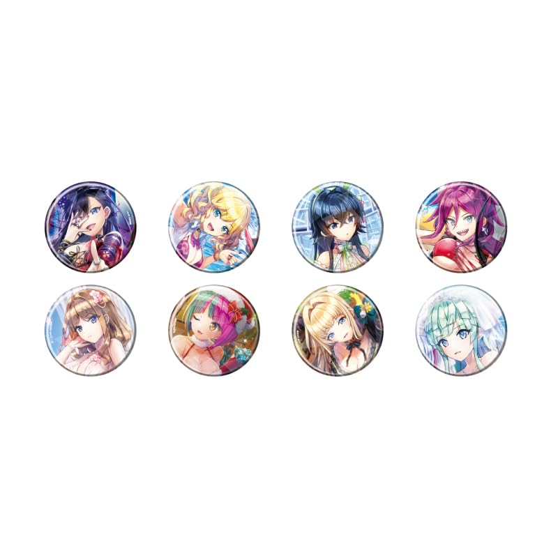 

Dolphin Wave 02 BOX 2 [Official Illustration] Holographic Badge [57mm] 8-Piece Box