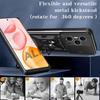 Hülle für Honor 400 Pro (Global) Hülle Schiebe-Kameraobjektiv Ringständer Halter Stoßfeste Handyhülle für Honor 400 Pro 5G Capa