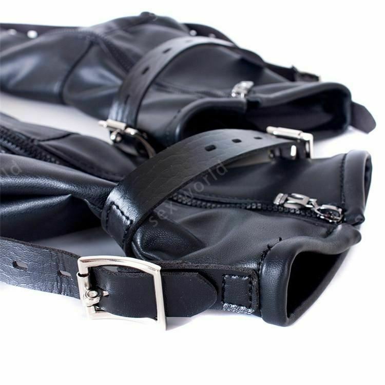 Feet Binder Booties Foot Fetish  Restraints Pu Leather Shoes  Legbinders & Booties