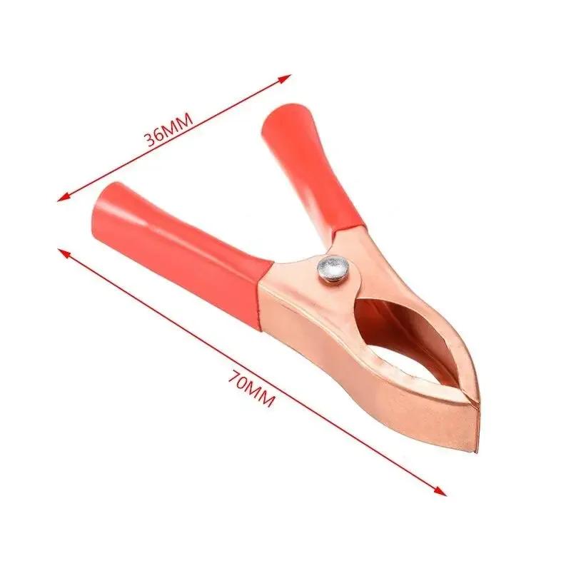 20pcs 30A Crocodile Spring Clamp Red & Black Car Battery Clip Cables Alligator Charger Voltage Testing Tool Accessory