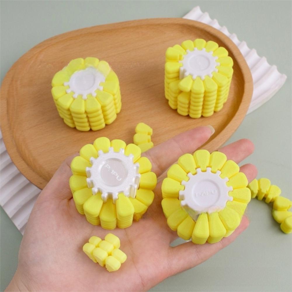 DIY Magic Cube Building Blocks Cylindrical Puzzle Educational 3D Corn Puzzle  Gift