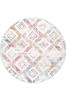 Eliana Home Washable Round Printed Carpet LNA7133