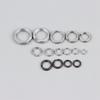 100Pcs Fishing Split Rings Stainless Steel 3.5-12Mm High Quality Strengthen Double Circle Round Snap Pesca Accessories