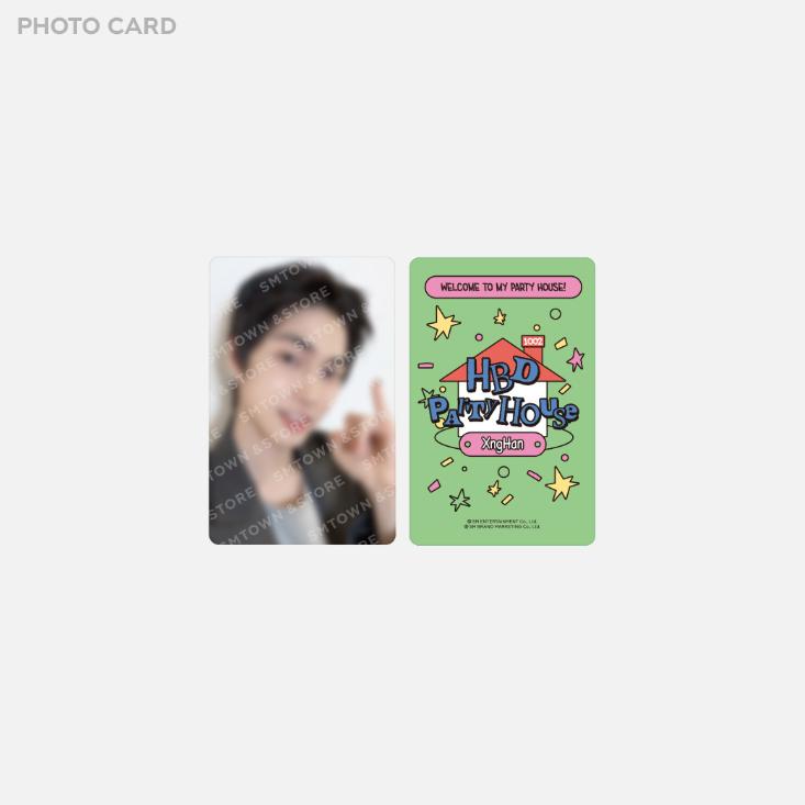 Pre-order XngHan Artist Birthday Party Card