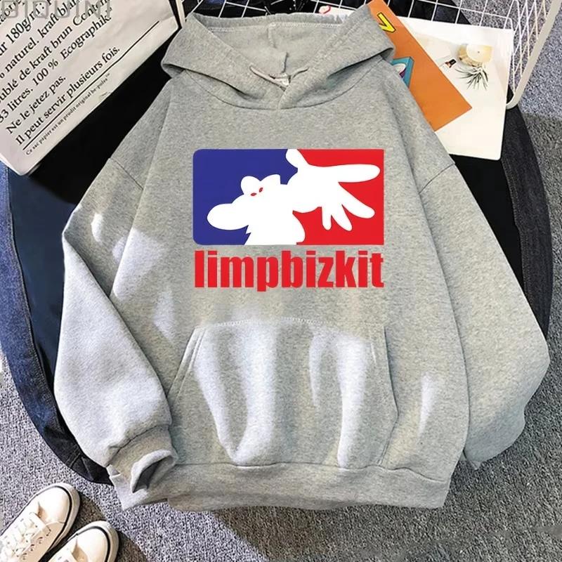 Limp Bizkit Moda Męska Bluzy z Kapturem Mężczyźni Kobiety Bluzy z Kapturem Hip Hop Codzienne Bluzy Jesień Zima Chłopcy Dziewczynki Streetwear Bluza z Kapturem