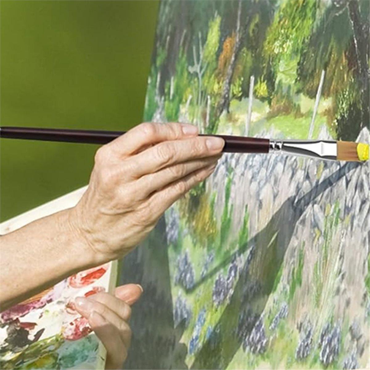 

1set 26pcs Professional Paint Brush Set for Artists, Acrylic, Oil, Face Painting China Mainland