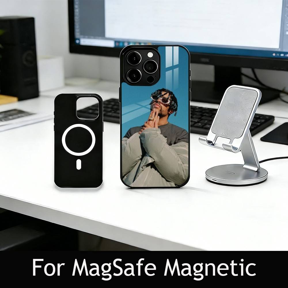 Bad B-B V-Vibes Phone Case For iPhone17,16,15,14,13,12,11 Plus,Pro Magnetic with Magsafe Wireless Charging