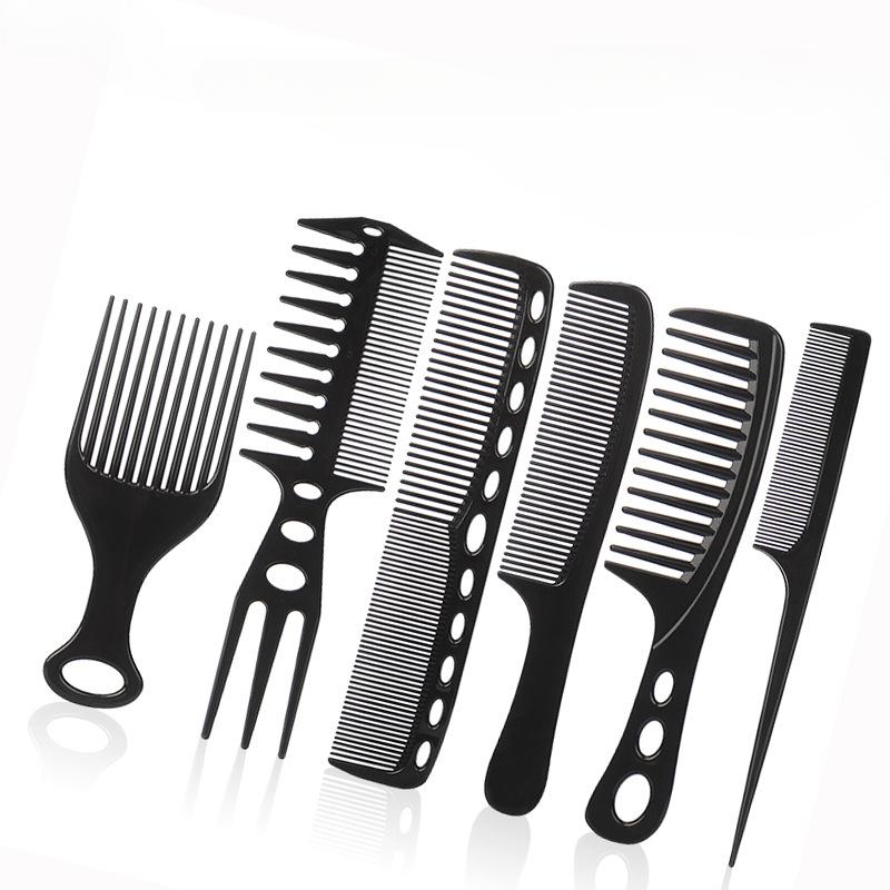 6Pcs/set Professional Hair Cutting Comb Hair Cut Comb High Quality Thicken Barber Salon Hair Style Comb Hairdressing Hairbrush