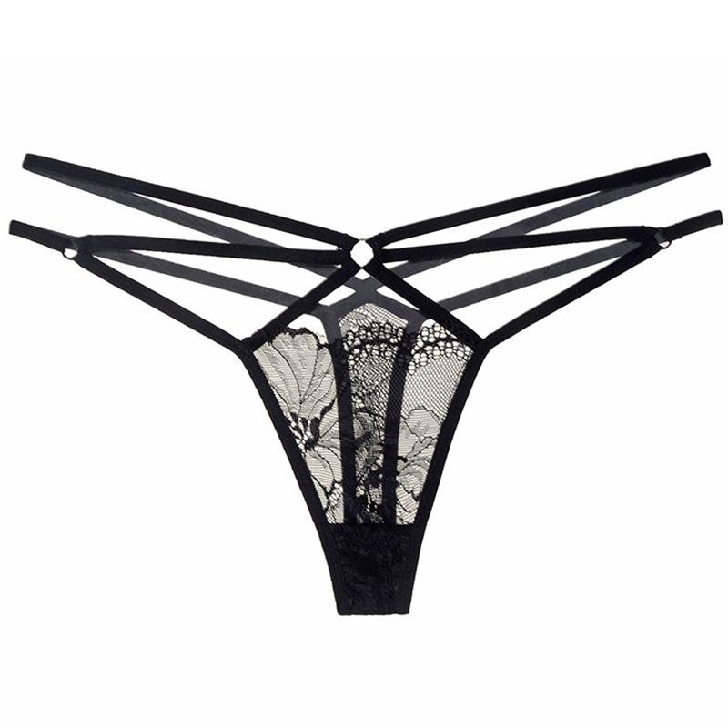 Sexy Lace Women Bandage Transparent Panties G-string Knickers Seamlessr Lingerie 117