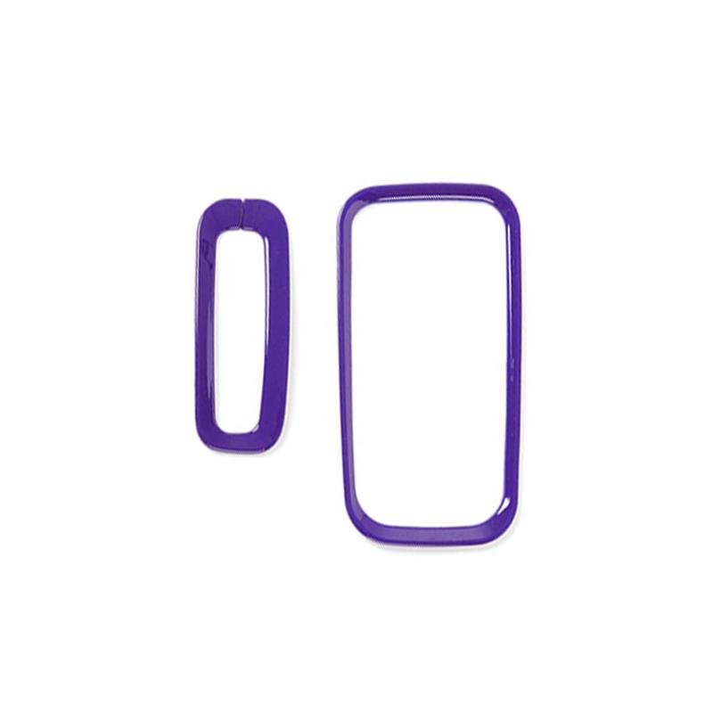 

ABS автомобильная отделка шестерен, декоративная наклейка, подходит для Jeep Wrangler JK 2011-2017, аксессуары для интерьера Purple