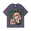 275 GSM Washed T-shirts 100% Cotton Spy Family V7 Print Unisex Heavy Cotton T Shirt