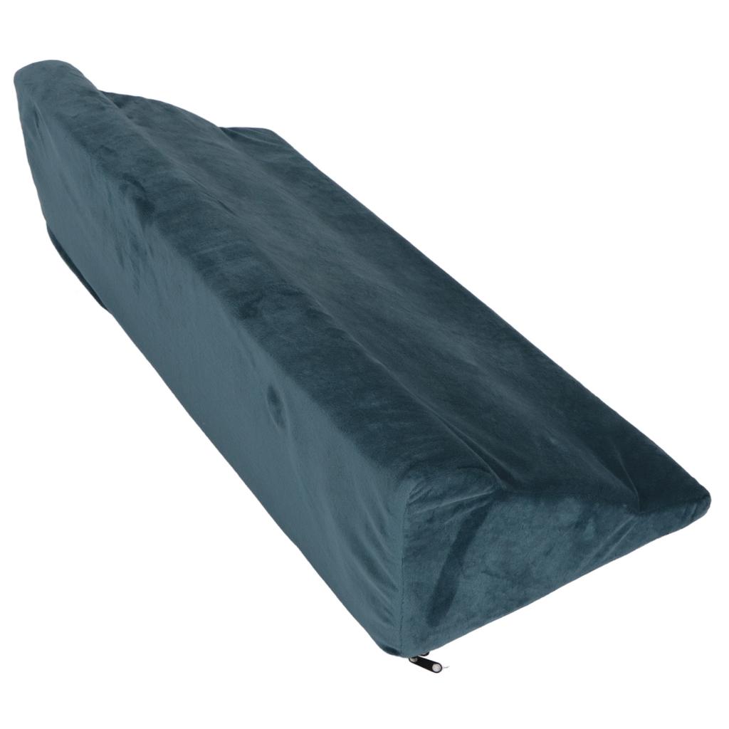 Keilkissen Gebogen Weich mit Reißverschluss Dreieckförmige Schaumstoffkeile Körperpositionierer für Erwachsene 23,6 x 9,8 x 5,9 Zoll