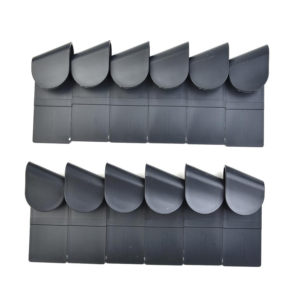 12Pcs Wall-Mounted Pot Pan Lid Storage Holder Home Kitchen Utensils Organization