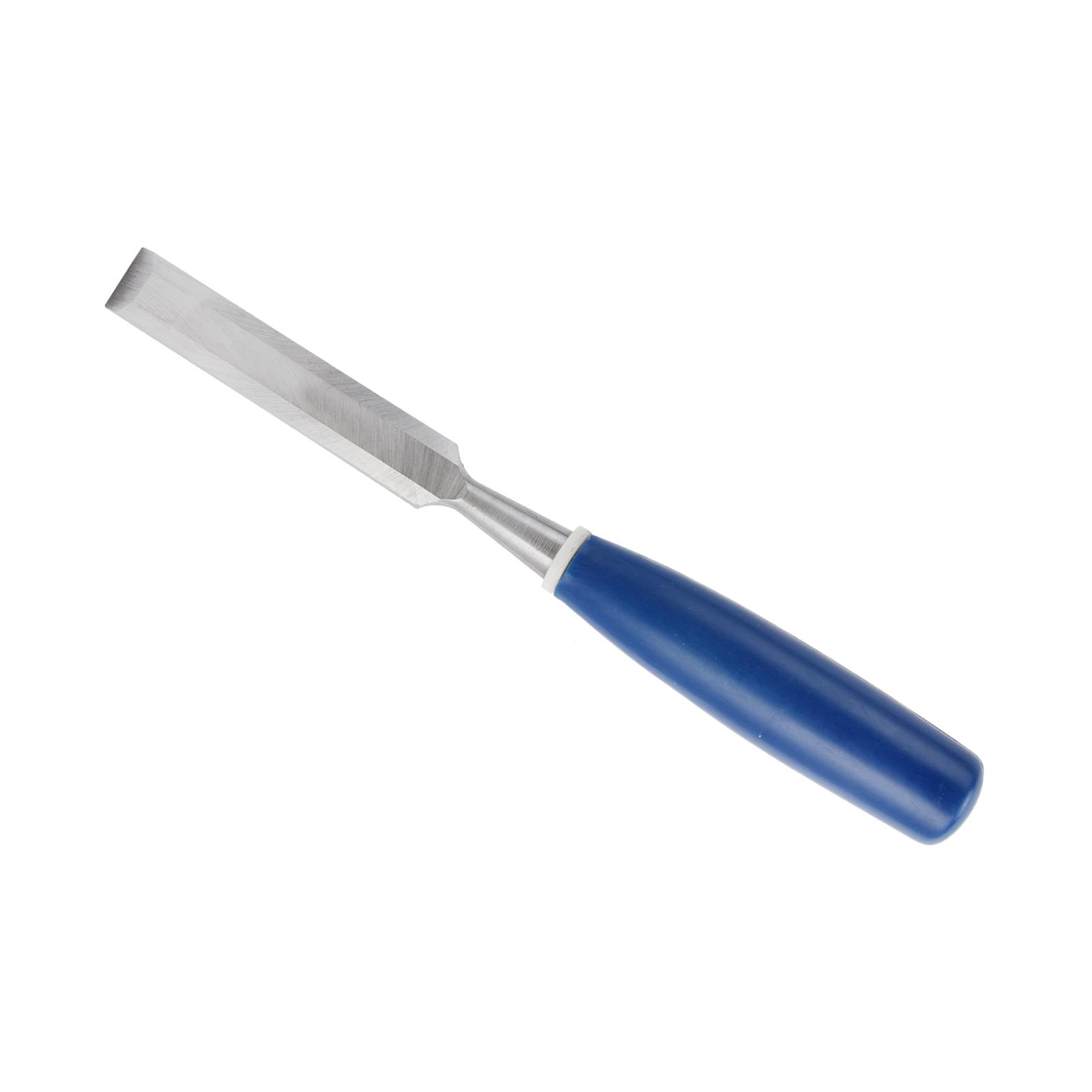 2pcs Wood Chisels High Hardness Wood Carving Chisel Set with Blue Handle for Woodworking Flat Chisel Slotting Chisel
