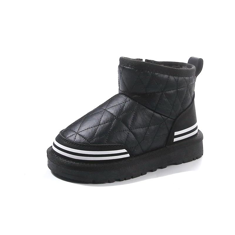 New Children's Snow Boot Chunky Non-slip Kids Boots for Boys Warm Outdoor Versatile Girls Fashion Causal Thickened Plush Boots