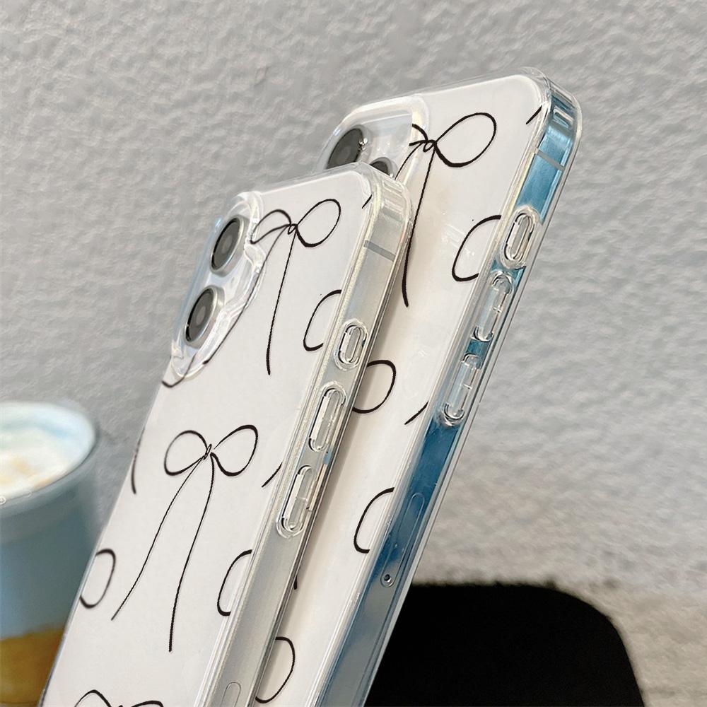 Painted Phone Case for iPhone 12 13 15 16 iPhone 16 12 13 14 15 Pro  14 15 16 Pro Max Coverage Shockproof Anti-Fingerprint Fresh Style Protective Case