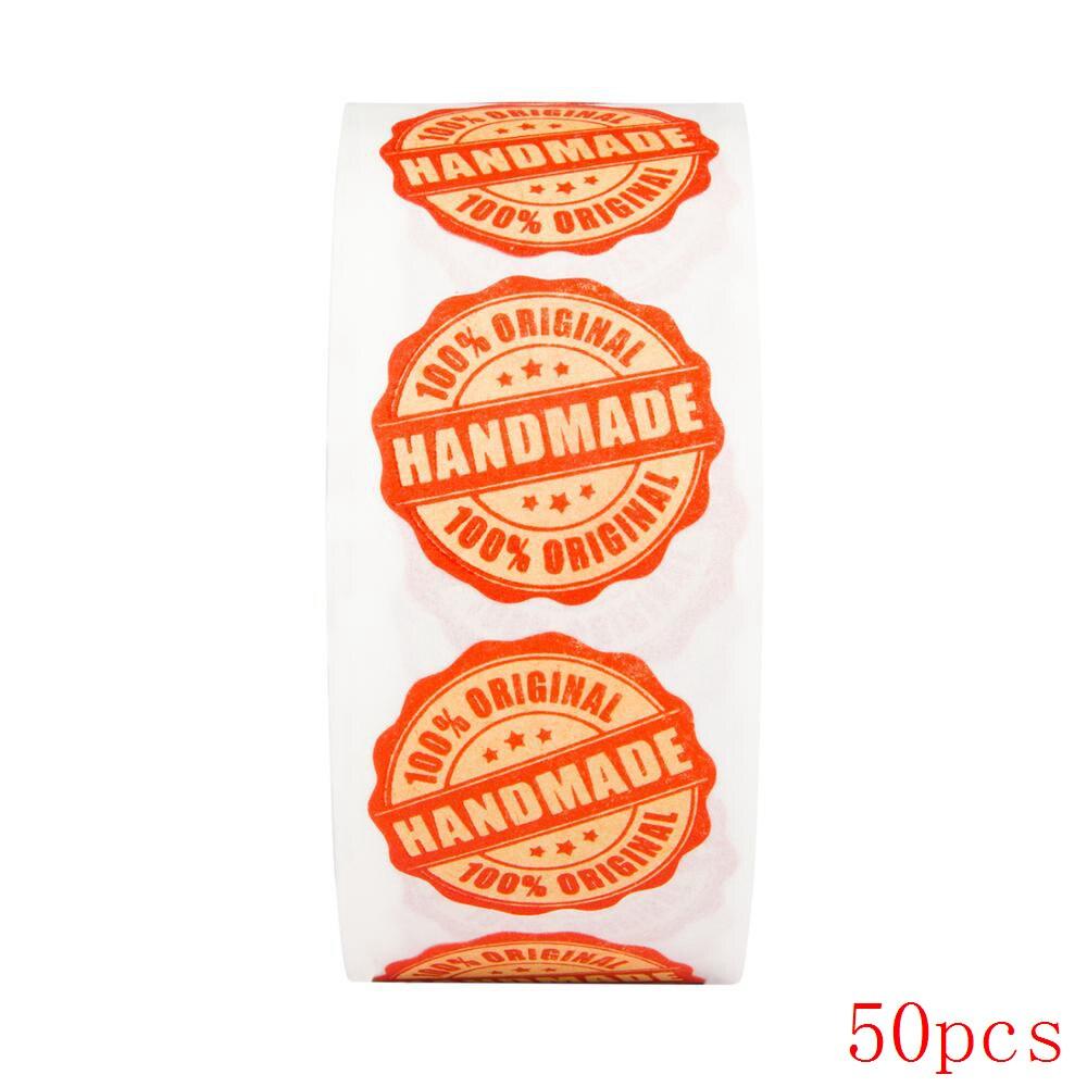 

Красные наклейки ручной работы сердце 1 дюйм свадебные наклейки 50-500 шт. этикетки для вечеринок украшения конверты уплотнения канцелярские наклейки