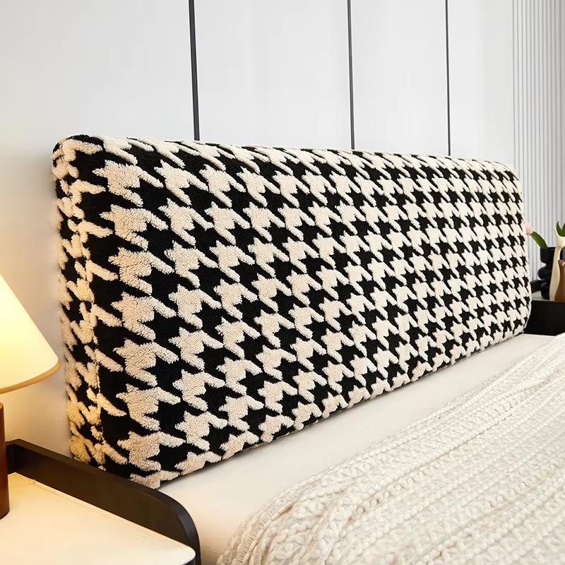 All-inclusive Elastische Bettkopfabdeckungen Staubdichte Kopfteil-Schonbezüge Strukturmuster Universelle Nachttisch-Abdeckung für Schlafzimmer