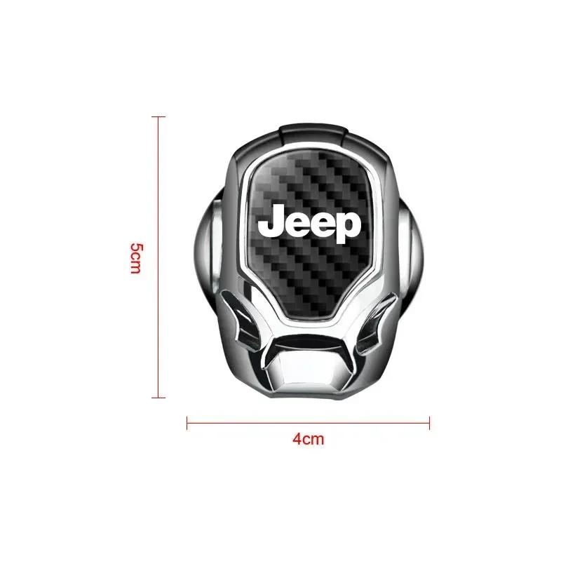 1PCS Car One Click Start Button Cover Decoration Car Interior Decoration For Jeep Wrangler Cherokee Renegade Gladiator