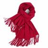 Cashmere Scarf for Women Autumn and Winter Solid Color Tassel Warm Large Shawl Men's Scarf Imitation Cashmere Winter Scarf