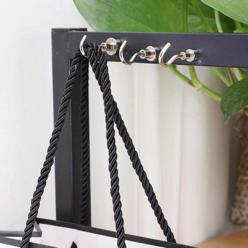 12/1 szt. Mocny hak magnetyczny ścienny praktyczny hak nośny wieszak na klucze płaszcze kubki do zawieszania przechowywanie organizacja domu kuchni