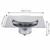 Removable Cover Grate Pedal Bounce Floor Drain Square Shower Drain Durable Floor Drain  Garage