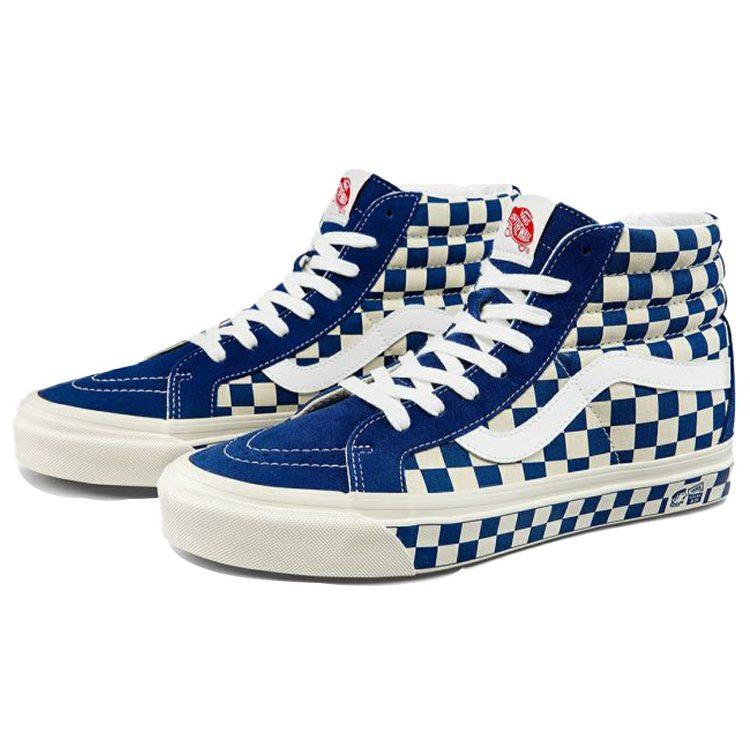 Vans Style 38 Checkerboard Blue/White VN0A38GF2U8