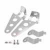 2pcs Motorcycle Headlight Mount Brackets Fork Racer 28mm-34mm Fit for     (Black)