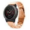 Nerezový řemínek pro Garmin Fenix 5 5S/5X Plus/6S 6X Pro/Forerunner 945 Řemínek 22MM Náramek Rychloupínací Kovový Pásek na Hodinky Correa