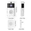 Wireless Doorbells Solar Charge Cover Digital Door Peepholes Wifi Security Camera Intercom Video Smart Ring Door Bell Waterproof