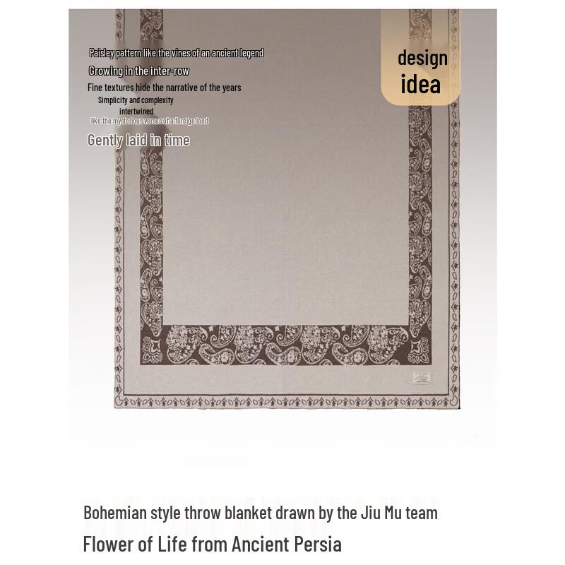 JIUMU Luxury Wool Blanket