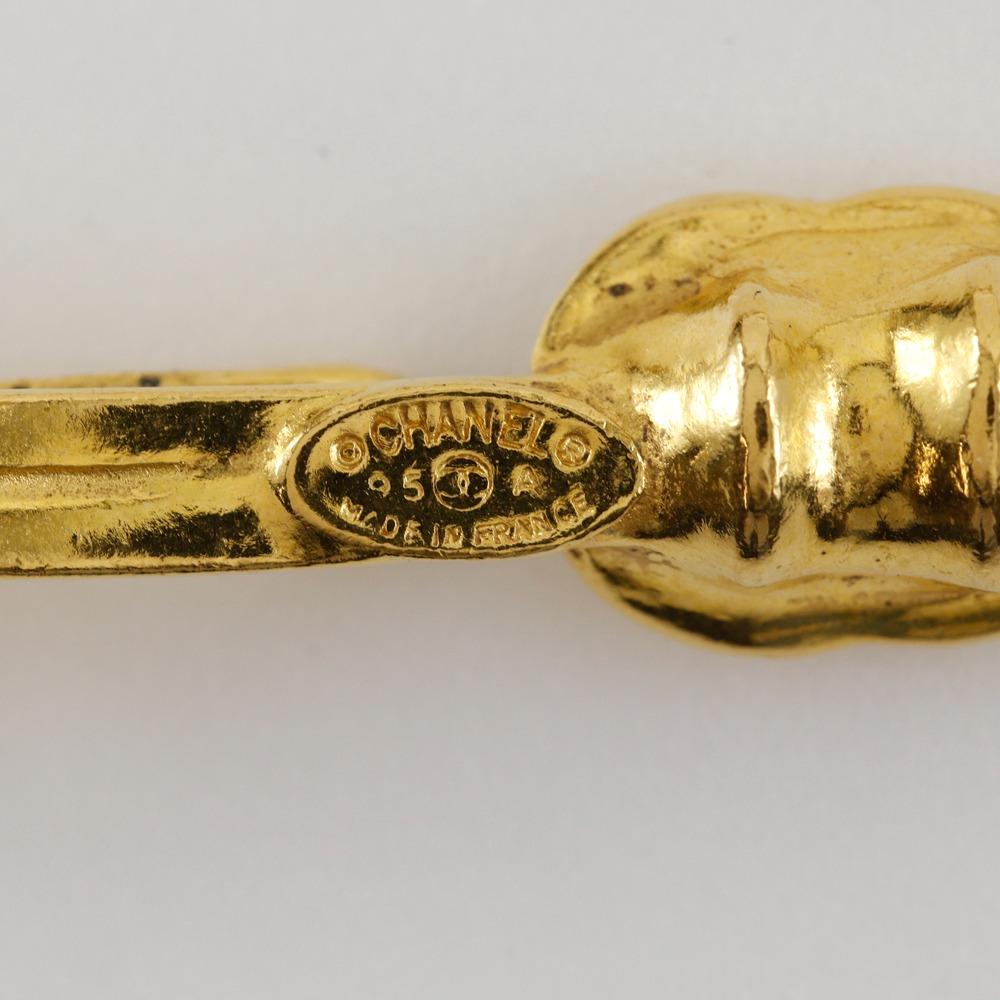 Chanel COCO Mark Necklace Vintage Plated Gold 84.6g Women Used