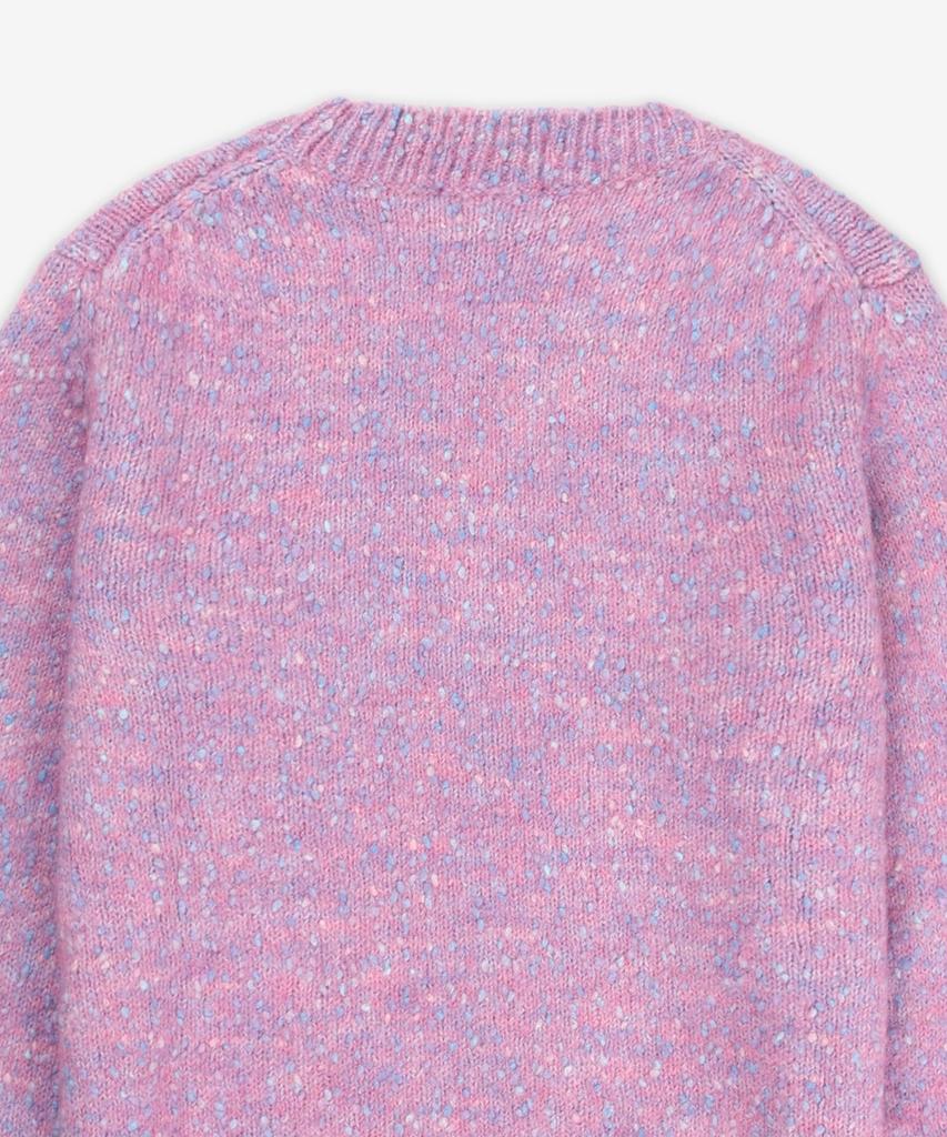 Gani Alpaca Cotton Mix O-Neck Knit - Rose Violet / K2318295